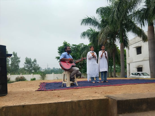 Celebration in AMBIKA SCHOOL OF EDUCATION ,Rani Bazar,(Ram Nagar) Dist. Barabanki, U.P.