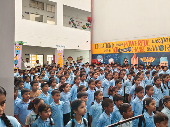 Celebration in AMBIKA SCHOOL OF EDUCATION ,Rani Bazar,(Ram Nagar) Dist. Barabanki, U.P.