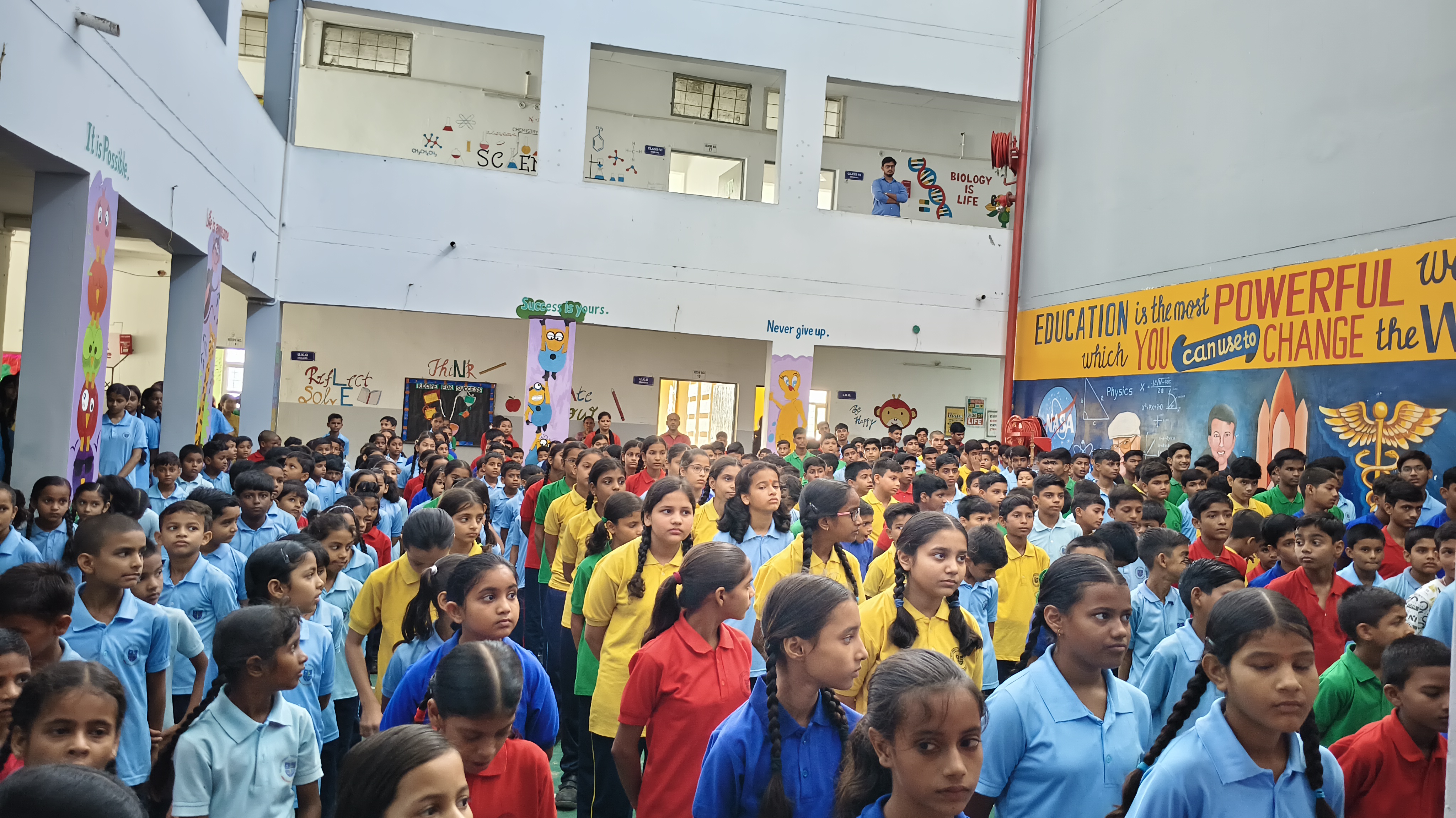 Celebration in AMBIKA SCHOOL OF EDUCATION ,Rani Bazar,(Ram Nagar) Dist. Barabanki, U.P.