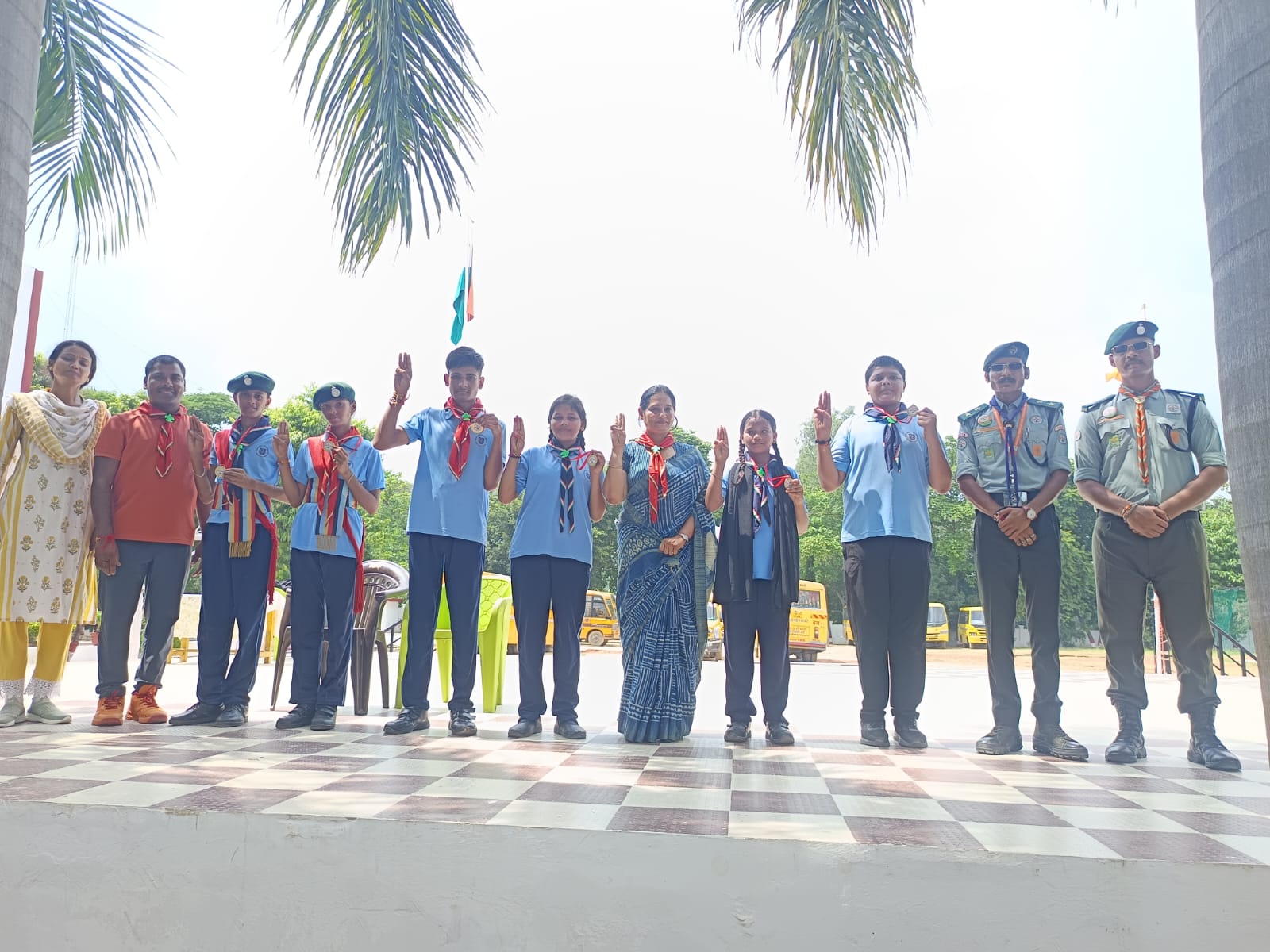 Celebration in AMBIKA SCHOOL OF EDUCATION ,Rani Bazar,(Ram Nagar) Dist. Barabanki, U.P.