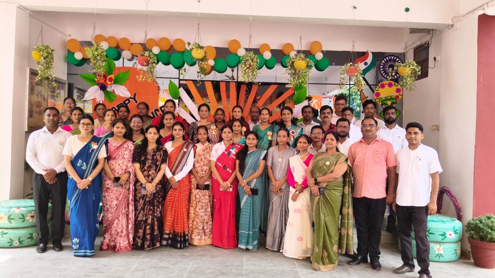 Celebration in AMBIKA SCHOOL OF EDUCATION ,Rani Bazar,(Ram Nagar) Dist. Barabanki, U.P.
